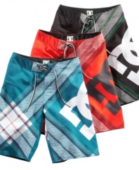 In or out of the water, he'll be stylish and comfortable in these board shorts from DC Shoes.