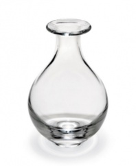 A sensuous, modern posy vase from kate spade's Sweet Pea home collection works well in casual or elegant settings.