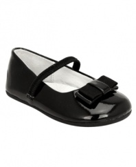 Help her step out in style even if she isn't walking with a pair of these darling Mary Janes shoes from Nina.