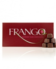 A classic combination, Frango blends their smooth dark chocolate with sweet raspberries to create a tantalizing taste sensation. A perfect prelude to romance, this one-pound, 45-piece box of chocolate guarantees a sweet night.