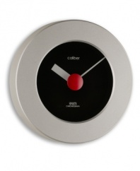 It's go time. The Caliber Sports clock combines a wide frame and numberless dial, creating a super minimalist but totally bold time keeper that's fun for the kids' room, den or home bar.