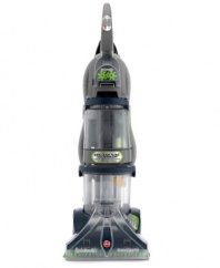 There's no surface too tough, no dirt too great for this Hoover all-floor steam vacuum. Heated steam cleaning action is helped along by six rotating SpinScrub brushes, automatic detergent mixing and a smart, highly effective carpet cleaning system. One-year warranty. Model F7425-900.