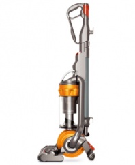 Turns on a dime and doesn't lose suction. Other vacuums have wheels that go in straight lines, so you have to shuffle backwards and forwards to clean. But Dyson Ball(tm) technology allows you to steer smoothly around furniture and other obstacles with a turn of the wrist. Five-year warranty. Model DC25AF.