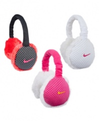 Help her get ahead of the chill this winter with comfy, faux-fur earmuffs from Nike.