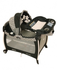 Convenient, portable and fun, Graco's Pack 'n Play Playard has it all! With a stylish curved frame and cozy design both you and your baby will love, the Playard moves place to place easily and features enhanced electronics for state-of-the-art playtime.