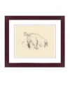 A simple sketch but with all the irresistible charm of man's best friend, this framed art print from Lauren Ralph Lauren appeals to any animal lover. Framed in handsome cherry-colored wood for timeless polish.
