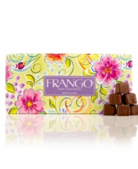 Stripe it rich! There's no sweeter way to celebrate the season than with Frango's famous mint chocolates. This vibrant gift box features 45 pieces of rich, scrumptious mint milk chocolate, packaged to please in bright, colorful stripes.