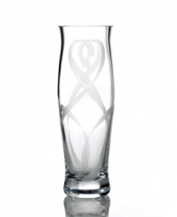 Fall for the elegant True Love giftware collection. A crystal bud vase etched with a romantic heart design is a sweet way to commemorate a special anniversary or congratulate the bride and groom. Qualifies for Rebate