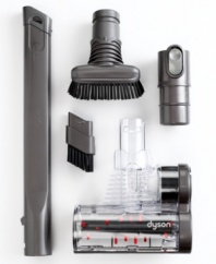 The inside of your car might look clean, but what about all those tight, awkward spaces? This set of attachments maximizes the already incredible power of your Dyson vacuum, thoroughly cleaning every part of your car's interior.