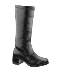 A trendy stretch boot for the resident fashionista.