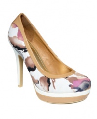 Make a fashion tribute to spring with the lovely Chance pumps by Baby Phat. Their floral upper and stacked platform are the perfect combo of sexy and sweet.