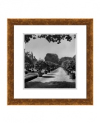 Serene and beautiful, the Orange Trees photo print captures the perfectly manicured gardens of Twickel Castle in The Netherlands. An inspiring landscape finished with a sumptuous goldtone frame from Lauren Ralph Lauren.