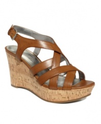 The 1960's come back in these Gleena wedge sandals by Marc Fisher. The groovy straps and sky-high wedge add a hint of modernity. Available exclusively at Macy's.