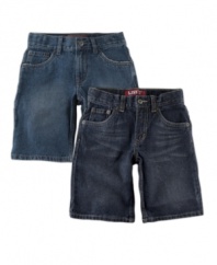 Levi's classic denim shorts go with anything, anywhere--and never lose their cool.