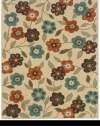 Landscape your floors -- indoors or out -- with this spring-fresh area rug from Sphinx. Featuring a pretty floral pattern made from soft and durable polypropylene that's tough, weather-resistant and easy to clean.