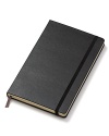Hardcover notebook with rounded corners, plain pages and an elastic closure.