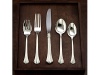 Created with a strong sense of traditional design, this delicate pattern captures the simple elegance of an earlier time. Dedication to old-world craftsmanship and superb design makes Reed & Barton flatware distinctive in character, whether on the formal entertaining table or for everyday use. Warranted for 100 years.Each 5-piece setting includes: Place Knife, Soup Spoon, Place Fork, Salad Fork and Teaspoon.