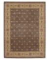 As a striking new addition to your home décor, this elegant rug will bring an inviting aesthetic to any room with its vines and blossoms in a gentle brown palette. Bearing the rich patina of premium-quality Opulon™ yarns, each rug boasts a densely woven and strikingly luxurious pile that's a pleasure to touch and admire. One-year warranty.