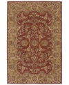 With a modern approach to traditional designs, the India House collection offers beauty to be appreciated for years to come. Meticulous hand-tufting results in truly artful detail. Featuring a lush, exotic floral motif, this rust-colored rug is an exceptional addition to your home. (Clearance)