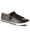 Who said sporty shoes had to be dull? Lace up Vince Camuto's Willow sneakers and let the sparkle in.