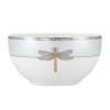 Kate Spade and Lenox join together to bring ease, elegance and understated wit to the table. June Lane is a graceful pattern adorned with a centered dragonfly design, complimented by an elegant accent plate depicting the wings of a dragonfly. Dishwasher safe.
