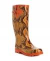 Go wild. The Raindrop rain boots by Dirty Laundry make puddle-stomping glamorous with their fun styling.