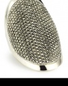 Judith Jack Sterling Silver and Marcasite Oval Ring Size 7