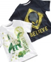 Ramp up the fun with on of these graphic tees from Greendog.