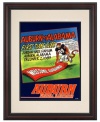 Back in 1989, Augie tamed the Crimson Tide in front of an unprecedented crowd and now the game day program cover makes fantastic artwork for die-hard Auburn football fans. A cherry-finished frame makes the vivid reproduction ready for display.