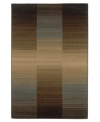 A variegated pattern rendered in rich earthtones sets the scene for modern sophistication. Long-wearing polypropylene offers superb stain resistance, making this Sphinx area rug ideal for the busiest areas in your home. (Clearance)