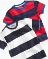 Stand out with stripes. Style him casually for weekend playtime with these sharp striped tees from Tommy Hilfiger.