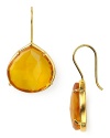 Complete your look with a pair of Coralia Leets gem drop earrings. Warm citrine stones look luxe dressed up or down.