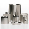 Stainless steel tray. Shiny and sleek, Executive bath accessories by Hudson Park are a bold statement for any bathroom.