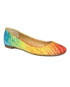 Fall in love with color. Nine West's Our Love flats are rainbow bright and super cute.