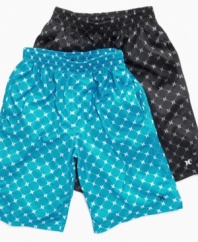 Time to hang ten in these cool, lined board shorts from Hurley.