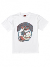 Along for the ride. He'll be kicked back and ready to relax in this t-shirt from Quiksilver.
