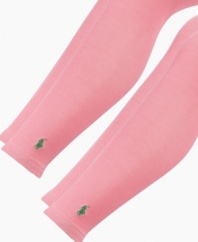 Twice as nice. Stock her drawer of basics with this two pack of footless tights from Ralph Lauren.