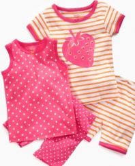Time to snuggle. She'll be ready to get cozy when she sees one of these sweet sleepwear sets from Carter's.