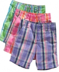 Stars of her summer wardrobe! These plaid shorts from Carter's will be her go-to when she wants something that stands out and is still comfortable.