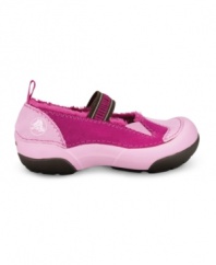 Make boring be gone with these jazzed-up sneakers from Crocs with contrast colors, suede and a comfortable cross-strap.