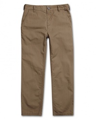 A great alternative to jeans, these basic chinos are perfect for school and casual events.