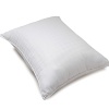 The Luxe is our finest down filled pillow. Features 370 thread count batiste cover with 800 fill power European White Goose Down.