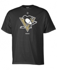 The Steel City's greatest export.  Look great supporting your favorite hockey team with this Pittsburgh Penguins t-shirt from Reebok.