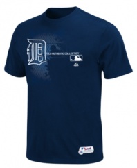 Get your game-day uniform ready with this Detroit Tigers graphic t-shirt from Majestic.