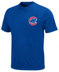 Team up! Get into the spirit of the season by supporting your Chicago Cubs with this MLB t-shirt from Majestic.