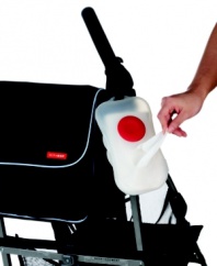 When you need a baby wipe on the double, Swipe delivers. Its secure-snap lid keeps wipes moist and ready for any mess, and the quick-draw opening makes for super-easy, one-handed access--one wipe at a time. Grab-strap snaps onto any stroller or bag, plus the translucent case lets you see when to refill.