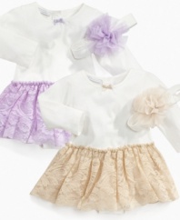 Pretty up her everyday wear with this delicate-looking tutu dress from First Impressions.
