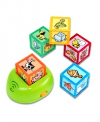 Little hands will have no problem interacting with these Kidz Delight animal cubes complete with two game modes and surprise sounds to keep them smiling.