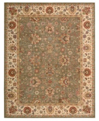 Create a sense of sublime luxury in virtually any room with the Persian Legacy rug. The exquisite floral motif is inspired by the well-composed subtleties of classical Persian design. Machine woven from the highest quality wool and meticulously dyed in a richly varied palette.