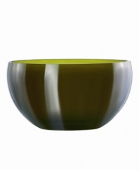 With a simple round shape and earthy shade of green, this Botanical Boutique peony bowl from Lenox brings a hint of the outdoors into your home. A great housewarming gift! Qualifies for Rebate